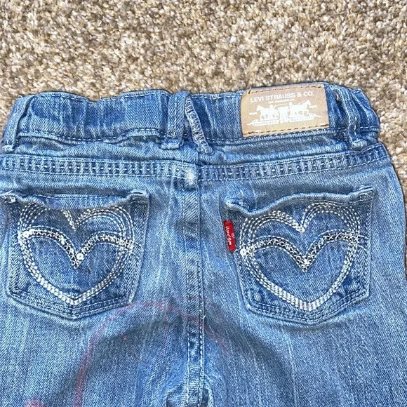 Levi’s girls size 4 jeans - Picture 4 of 9